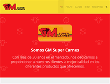 Tablet Screenshot of gmsupercarnes.com